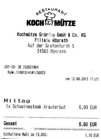 mgkm Hffner Kochmtze Restaurant